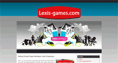 Desktop Screenshot of lexis-games.com